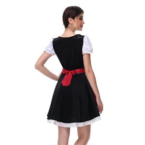 German Munich Beer Festival Stage Performance Costume Maid Costume Short-Sleeved Dress N23563