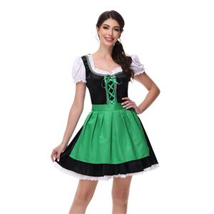 German Munich Beer Festival Stage Performance Costume Maid Costume Short-Sleeved Dress N23564