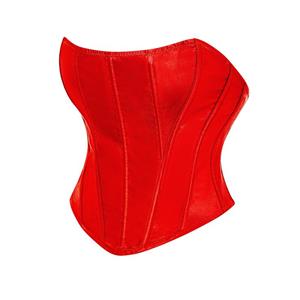 Women's Satin Corset Top Sexy Backless Strapless Sweetheart Neck Bustier Boned Bodyshaper Party Crop Top N23628