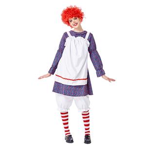 Women's Funny Circus Clown, Women's Clown Costume, Clown Cosplay Costume, Clown Costume Women, Happy Clown Costume, Halloween Clown Costume, Circus Clown Performance Role Play, #N20730