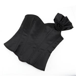 Gothic One-Shoulder Retro European And American Style Women's Waistcoat Shaping Top N23650