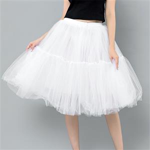 Corset Mini Skirt, Gothic Cosplay Skirt, Halloween Costume Skirt, Gothic Organza Short Skirt, Elastic Skirt, Irregular Cropping Skirt, High-waisted Gauze Skirt，Lovely Mini Skirt, #HG20213