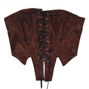 Women's Jacquard Strapless Renaissance Corset Top N23667