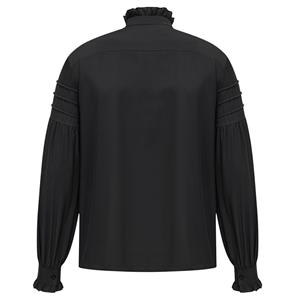 Men's pleated shirt medieval shirt steampunk victorian top underneath for halloween costume N23528