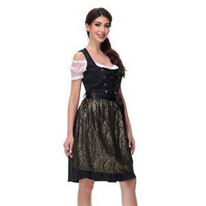 Women's Pretty Girl Wide Straps Dress Bavarian Costume N23548