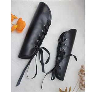 Knight European And American Leather Sleeves Leather Sleeve Accessories Goth Cosplay N23562