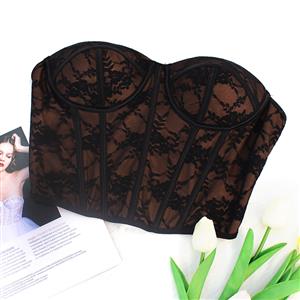 Women's lace sexy outerwear French palace underwear corset top N23539