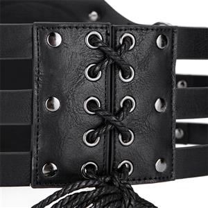 Viking Waist Belt - Intricate Medieval Embossed Design for Halloween Cosplay & Steampunk Warrior Costumes N23692