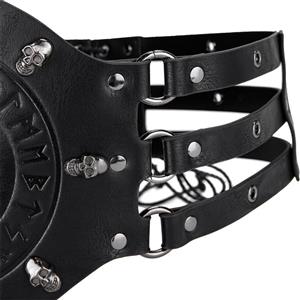 Viking Waist Belt - Intricate Medieval Embossed Design for Halloween Cosplay & Steampunk Warrior Costumes N23692