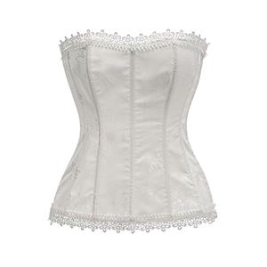 Women's White Lace Waisted Palace Shapewear N23574