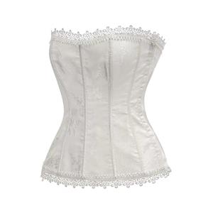 Women's White Lace Waisted Palace Shapewear N23574