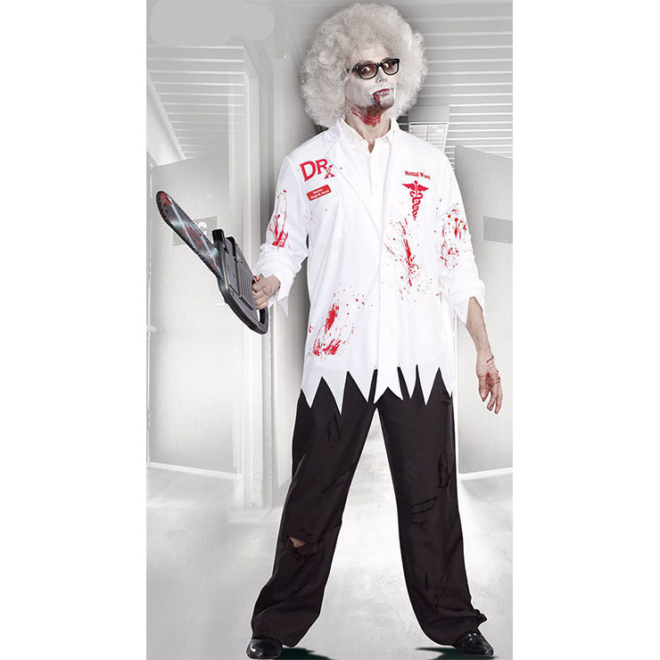 Men's Scary Doctor Halloween Adult Cosplay Costume N18045-Halloween Costumes -wholesale