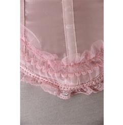 Elegant pink satin Corset M2681