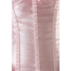 Elegant pink satin Corset M2681