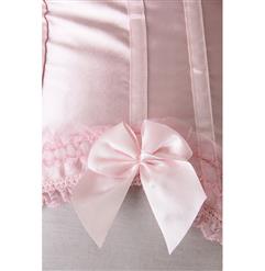 Elegant pink satin Corset M2681