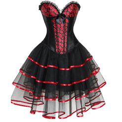 Corset & Petticoat, Sexy Corset Lingerie,  Valentine's Day Corset, #M3197