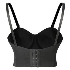 Sexy Sliver Chain Sweets Studded Gem B Cup Bustier Bra Clubwear Crop Top N22664