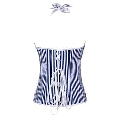 Halter Streak Corset Top N5328